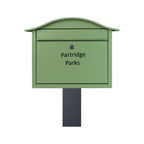 Free Standing Outdoor Post Box – Partridge with FR-2 Stand