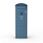 Freestanding Parcel Box Lovisa Blue Front