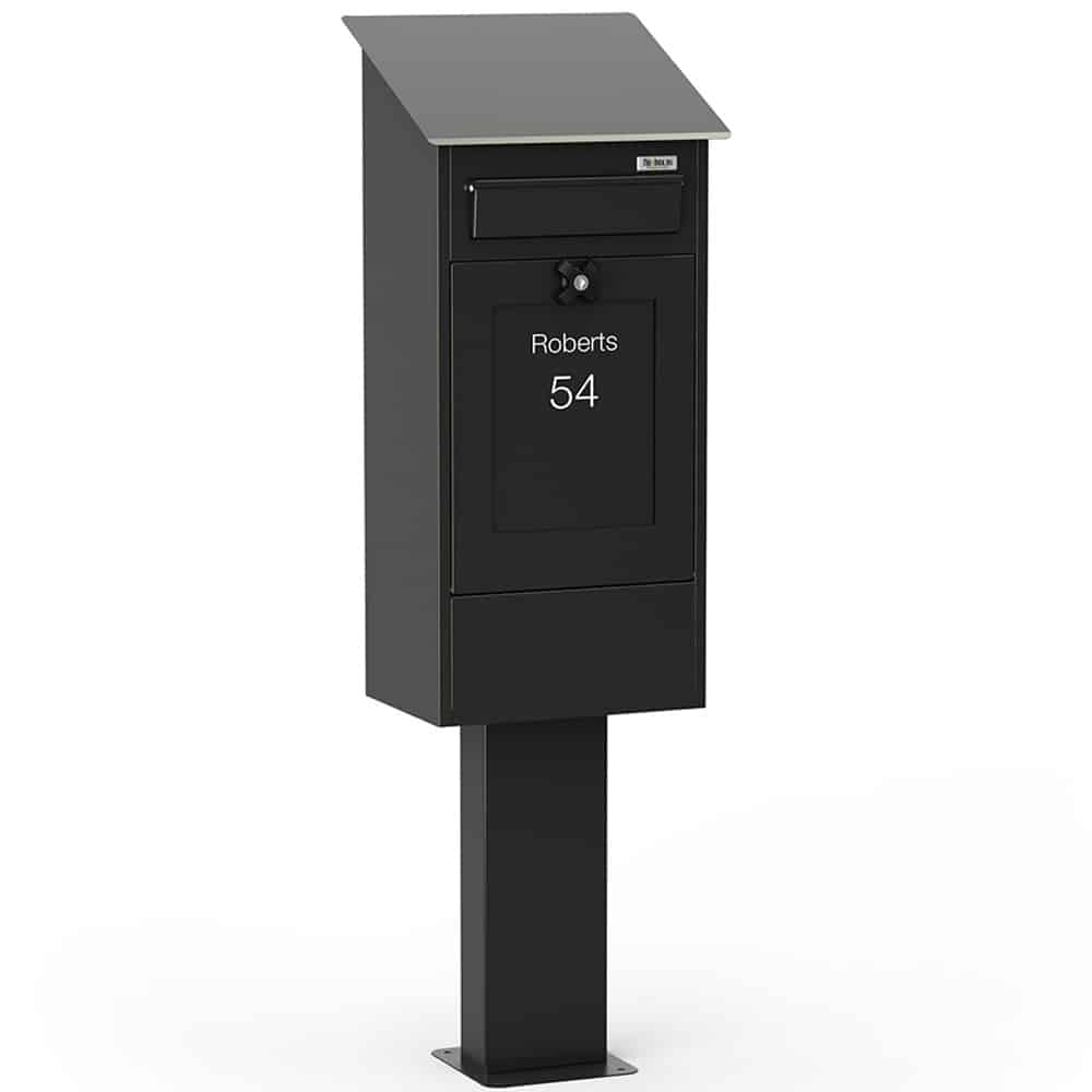 Post Box Outback Free Standing Outdoor Large Post Box Rear Retrieval - Gustaf ...