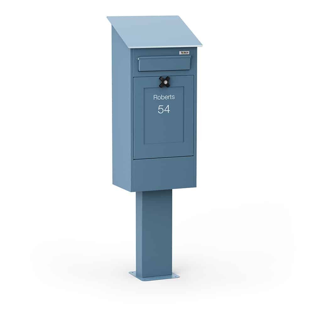 Large Waterproof Post Box Free Standing Outdoor Large Post Box Rear Retrieval - Gustaf ...