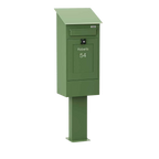 Outdoor Front Access Free Standing Post Box - Gustaf