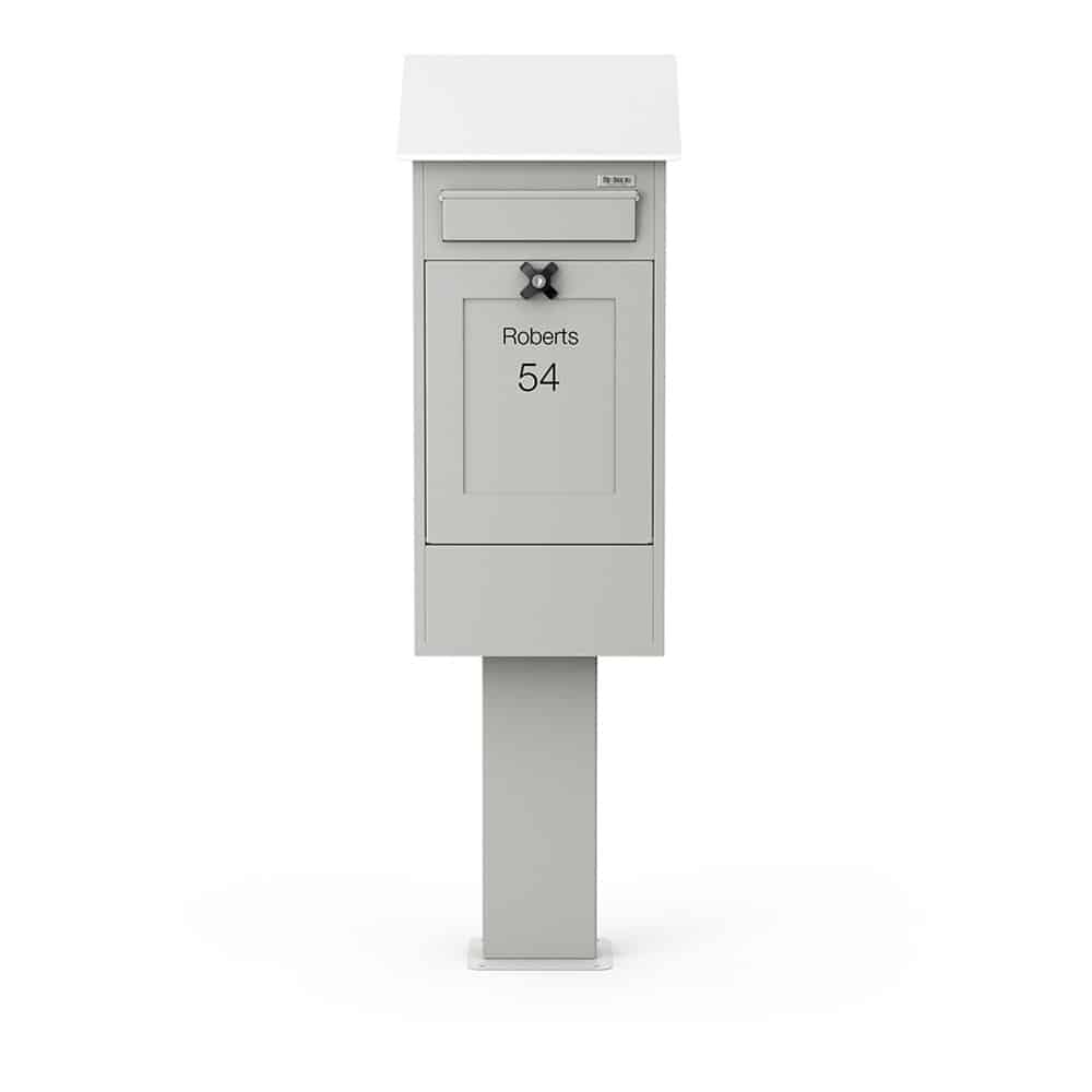 Post Box Outback Free Standing Outdoor Large Post Box Rear Retrieval - Gustaf ...