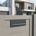Gate Mounted Post Box LCD 050 Anthracite Grey