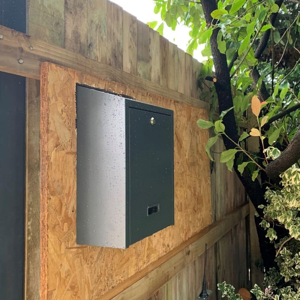 Gate Mounted Post Box Rear Access W3 Series