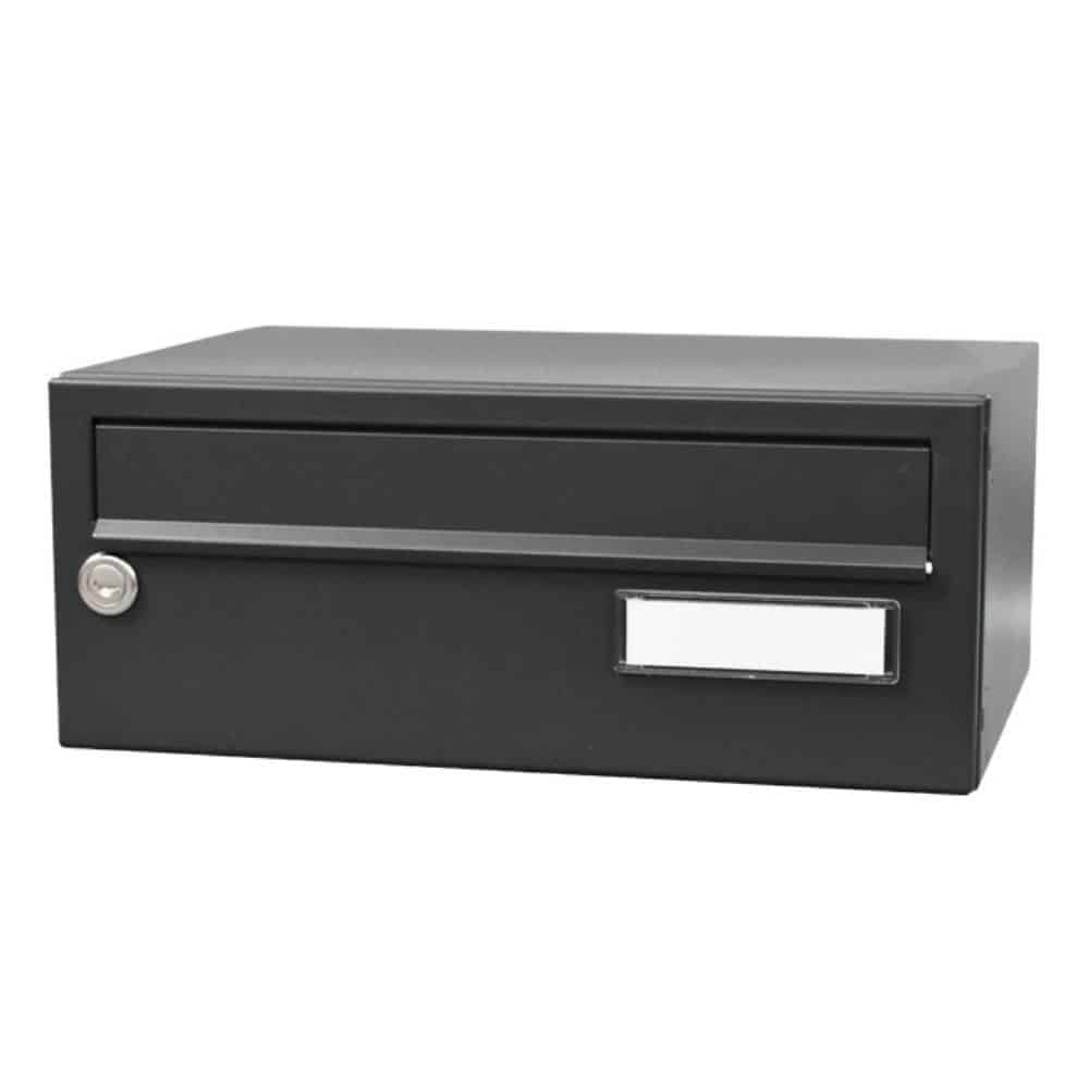 Gate Mounted Dak Grey City Hall Communal Post Box LBD 016.