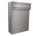 Gate Mounted Stainless Steel Letterbox LCD 050 Stainless Steel
