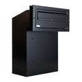Gatehouse W3 2 Black Gate Mounted Post Box