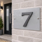 House Number Plaque - Aluminum House Number Sign