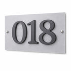 House Number Plaque - Aluminum House Number Sign