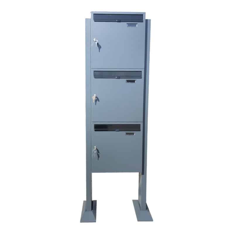 Free Standing Communal Post Boxes Urban Easy SIM Front Access