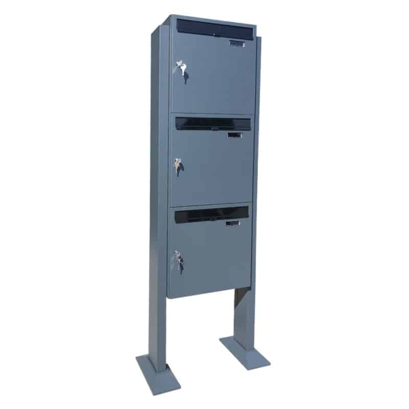 Free Standing Communal Post Boxes Urban Easy SIM Front Access