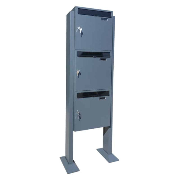 Free Standing Communal Post Boxes Urban Easy SIM Front Access
