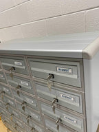 Tocco Di Italia Modular 270 Wall Mounted Post Boxes for Flats Anodized Silver