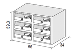 JUMBO6 communal letterbox