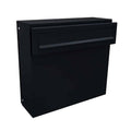 LAD 050 Gate Mounted Letterbox Black
