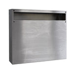 LAD 050 Stainless Steel Gate Mounted Letterbox No Plate