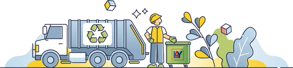 LB4Y Empty Recycling Bins