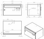 LBD 217 Communal Lettebox