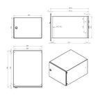 LBD 24 Through The Wall Letterbox Drawing