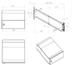 LDD 041 Throuh The Wall Post Box Front Drawing New