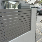 Letterbox For Gates & Fences Outdoor Rear Access Gatehouse W3 Grey Lifestyle Image