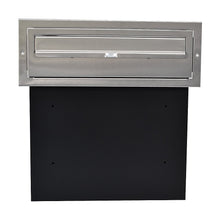 Gatehouse W3-4 Post Box For Gates & Fences Rear Access with Stainless Steel Front Including Trim