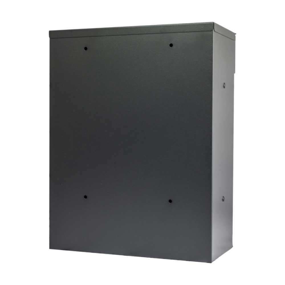 Magnum Wall Mounted External Post Box In Dark Grey