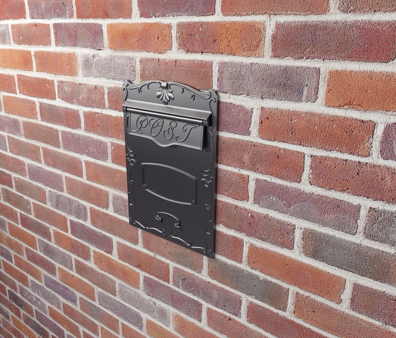 Kingsbury Through The Wall Cast Aluminium Mailbox