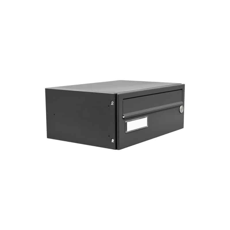 015 12 City Hall LBD-015 Recess Mounted Post Boxes with Trim Anthracite Grey