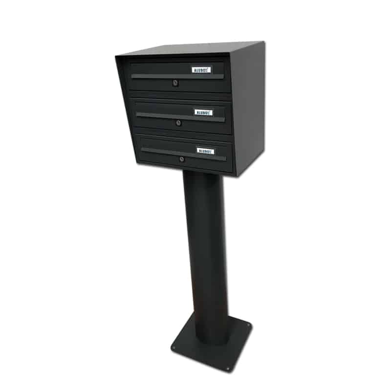 Freestanding Letterbox for Flats and Offices External Lockable - Tocco Di Italia Slim