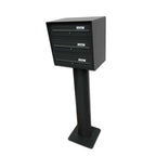 Freestanding Letterbox for Flats and Offices External Lockable - Tocco Di Italia Slim