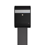 Outdoor Black Free Standing Post Box ALlux 5000