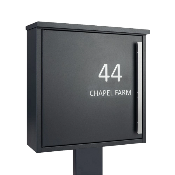 Modern Free Standing Front Access External Letterbox – Jackdaw