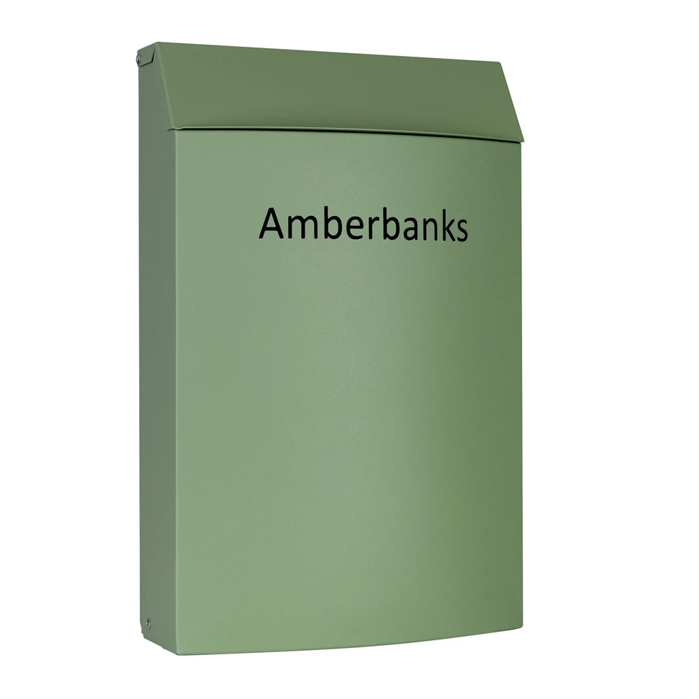 Pale Green Wall Mounted Letterbox Wren