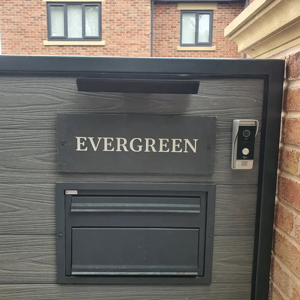 Parcel Box For Homes Sierra Rear Access Anthracite Grey