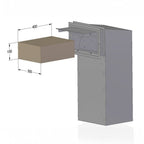 Parcel Box For Homes Sigma Paco Rear Access   Parcel Dimensions