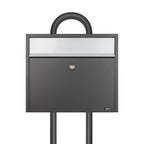 Pole Mounted Anthracite Letterbox Allux LT150
