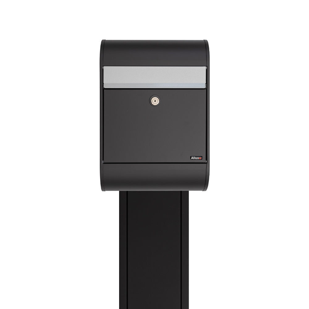 Post Mounted External Anthracite Grey Letterbox Allux 5000