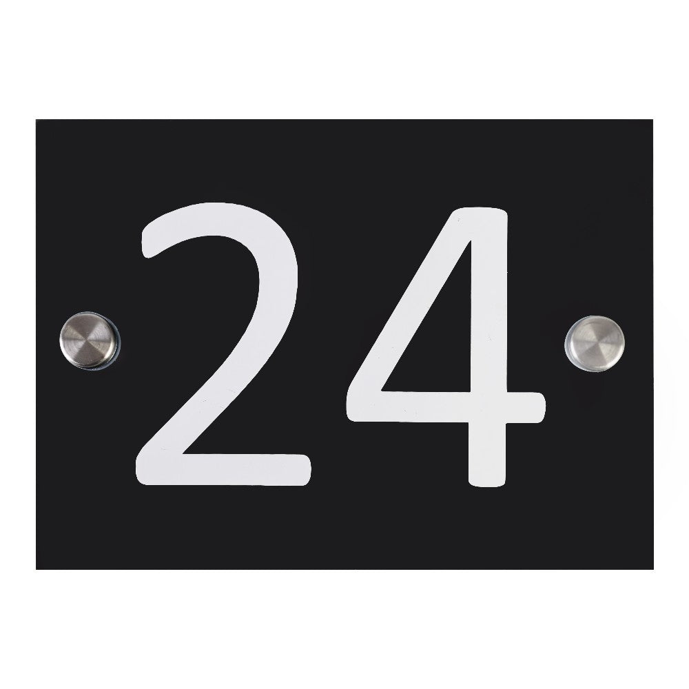 House Number Plaque - Aluminum House Number Sign