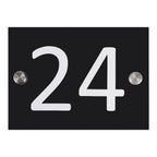 House Number Plaque - Aluminum House Number Sign