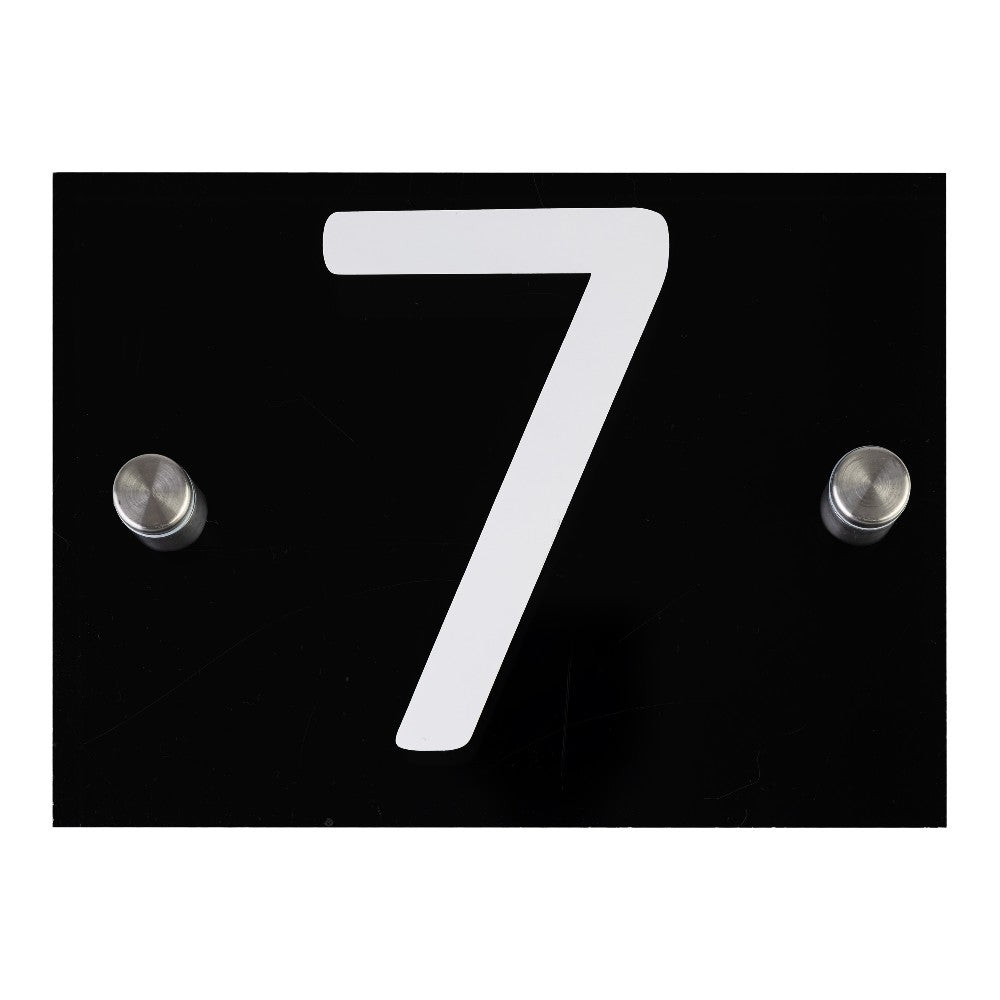 House Number Plaque - Aluminum House Number Sign