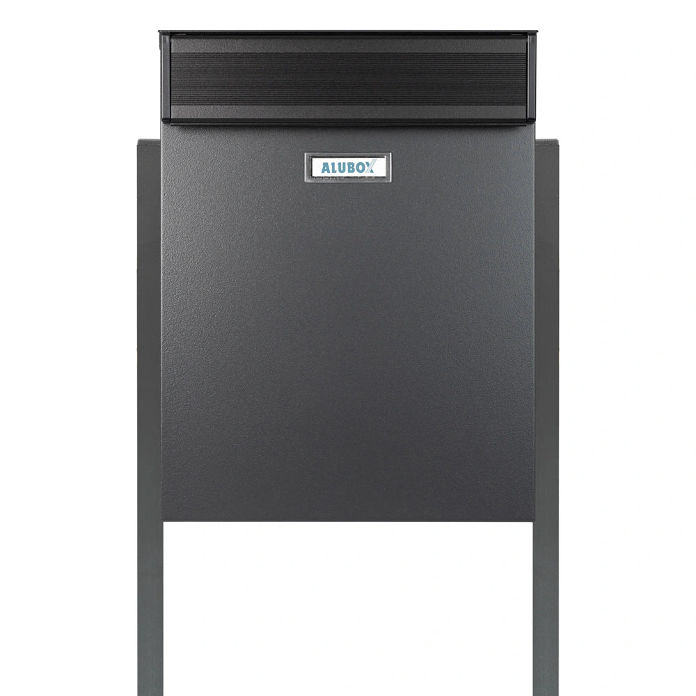 RAL 7016 Free Standing Post Box Magnum