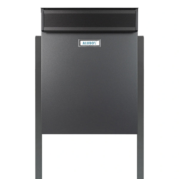 RAL 7016 Free Standing Post Box Magnum