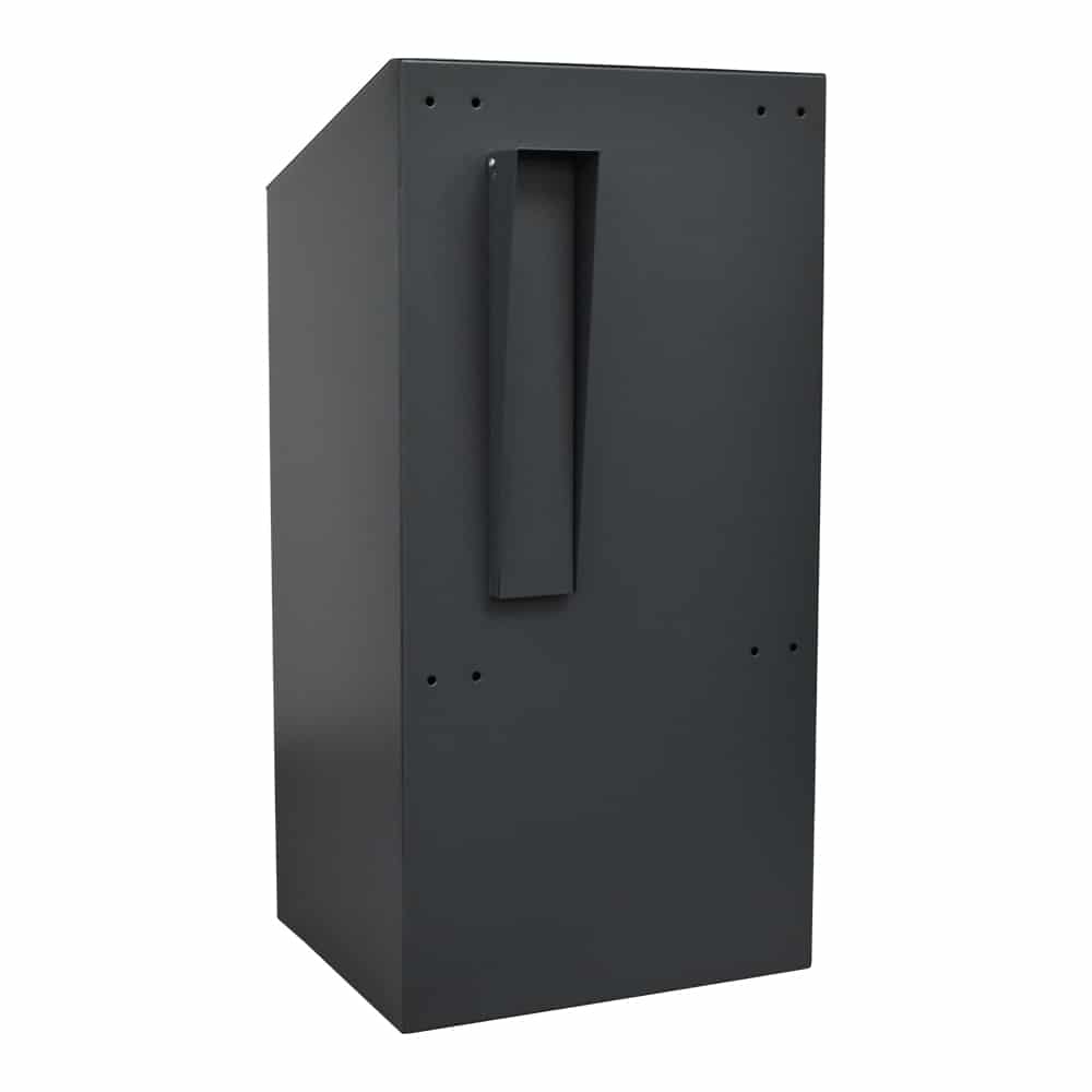 W3-7 letterbox for railing and traditional fences