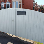 Rear Access Large Letterbox For Gates & Fences W3 4 Lifestyle Image Two