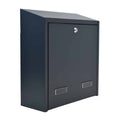 Rear Access Letterbox For Gates And Fences W3 6 Grey