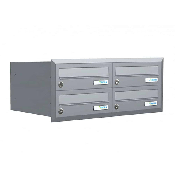 Recess Mounted Post Boxes For Flats City Hall LBD 01
