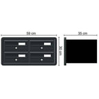 Recess Mounted Modular 270 2x2 (4)