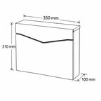 Post Box for House Lockable Outdoor Metal Wall Mounted Letterbox – Robin