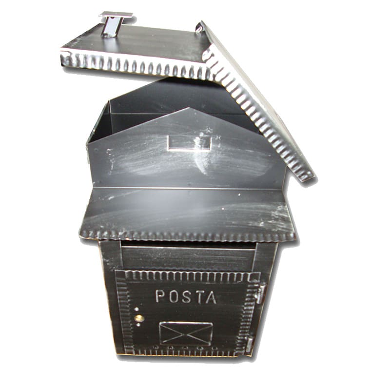 Image showing Rustica XL letterbox with lid opening
